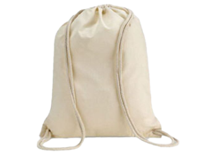 Hemp Drawstring Sling Bag