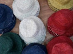 Hemp summer color hats
