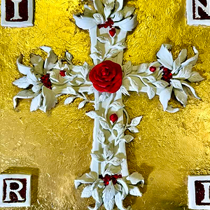 Rosicrucian Rosy Cross Bas-Relief Limited Edition Devotional Masterpiece